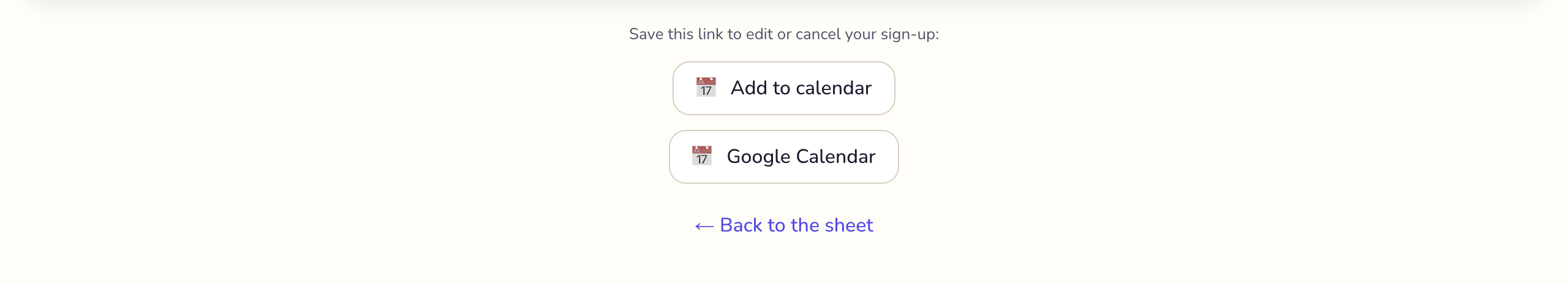 Add to calendar